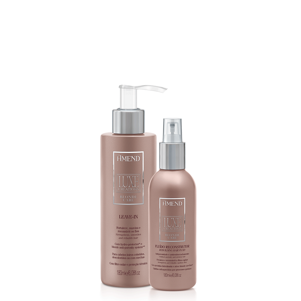 Kit Amend Luxe Creations Blonde Care | 2 produtos